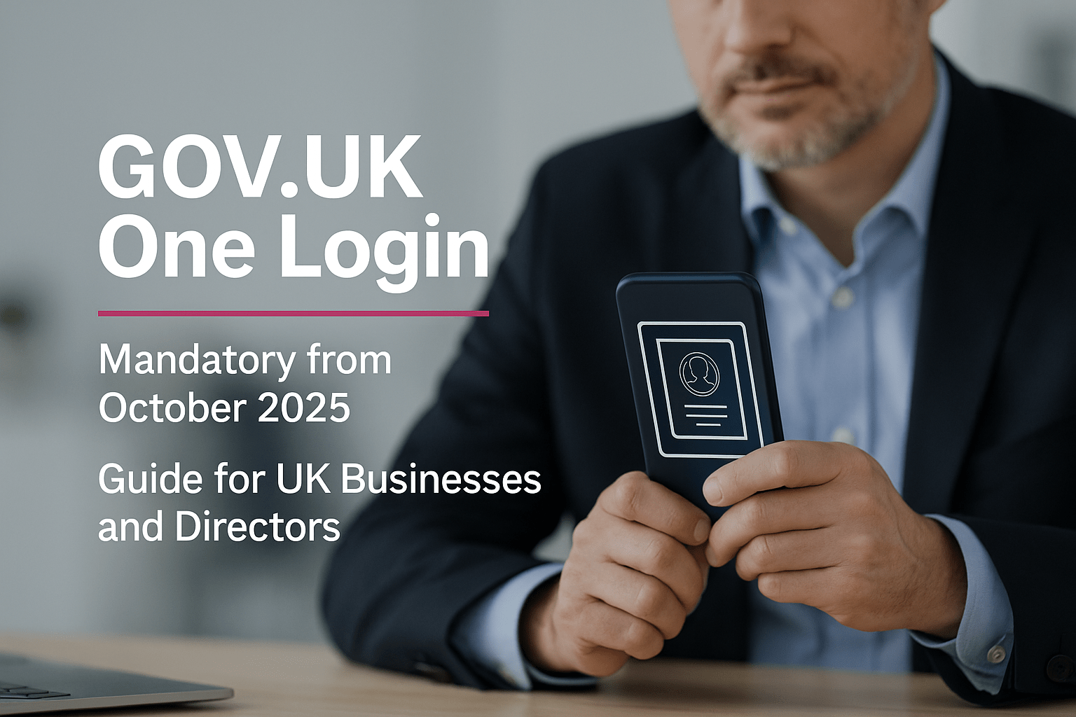 GOV.UK ONE LOGIN – WHAT IT MEANS FOR BUSINESSES, DIRECTORS AND HOW TO GET READY NOW